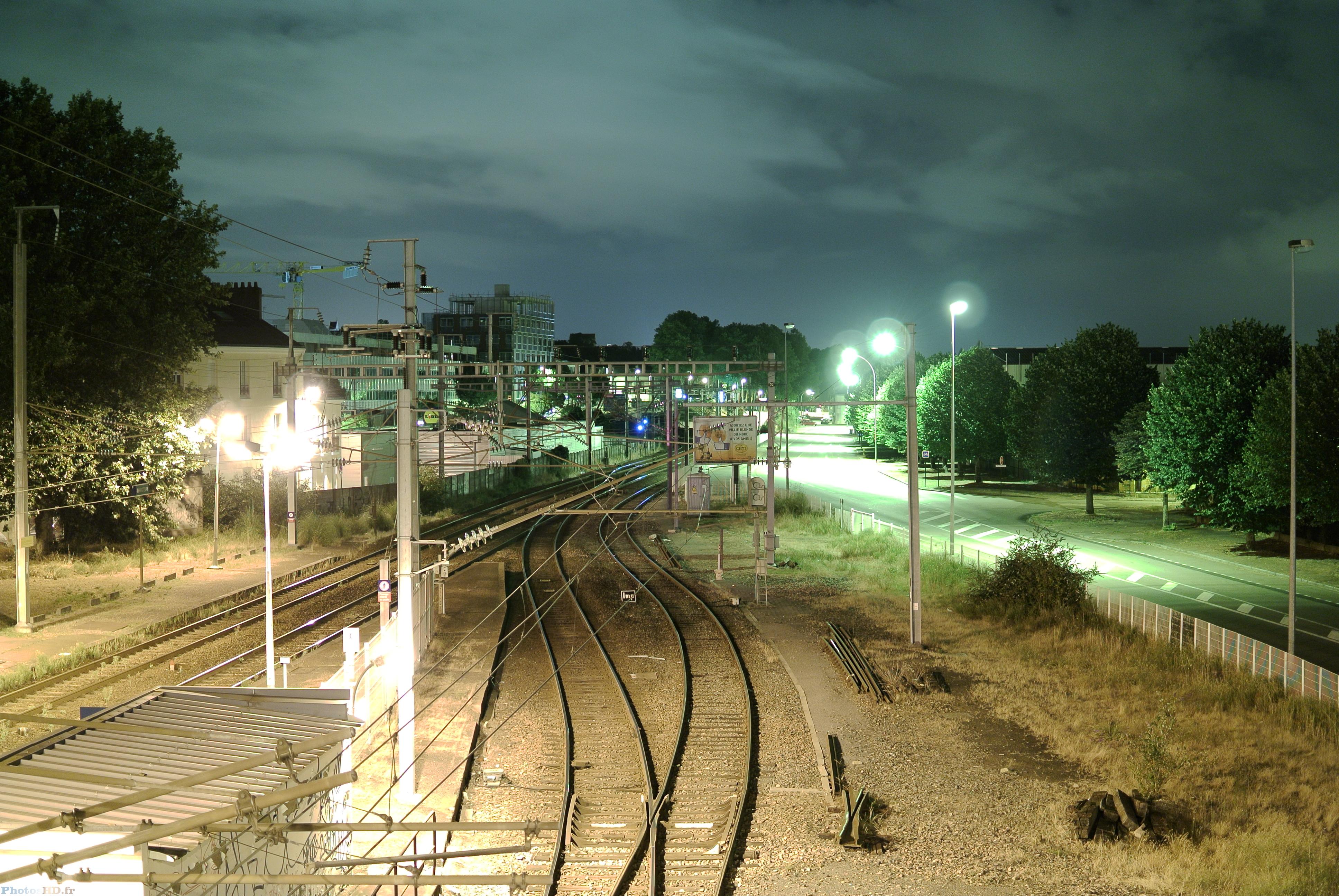 Rails la nuit