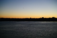 Couché de soleil à Saint-Nazaire