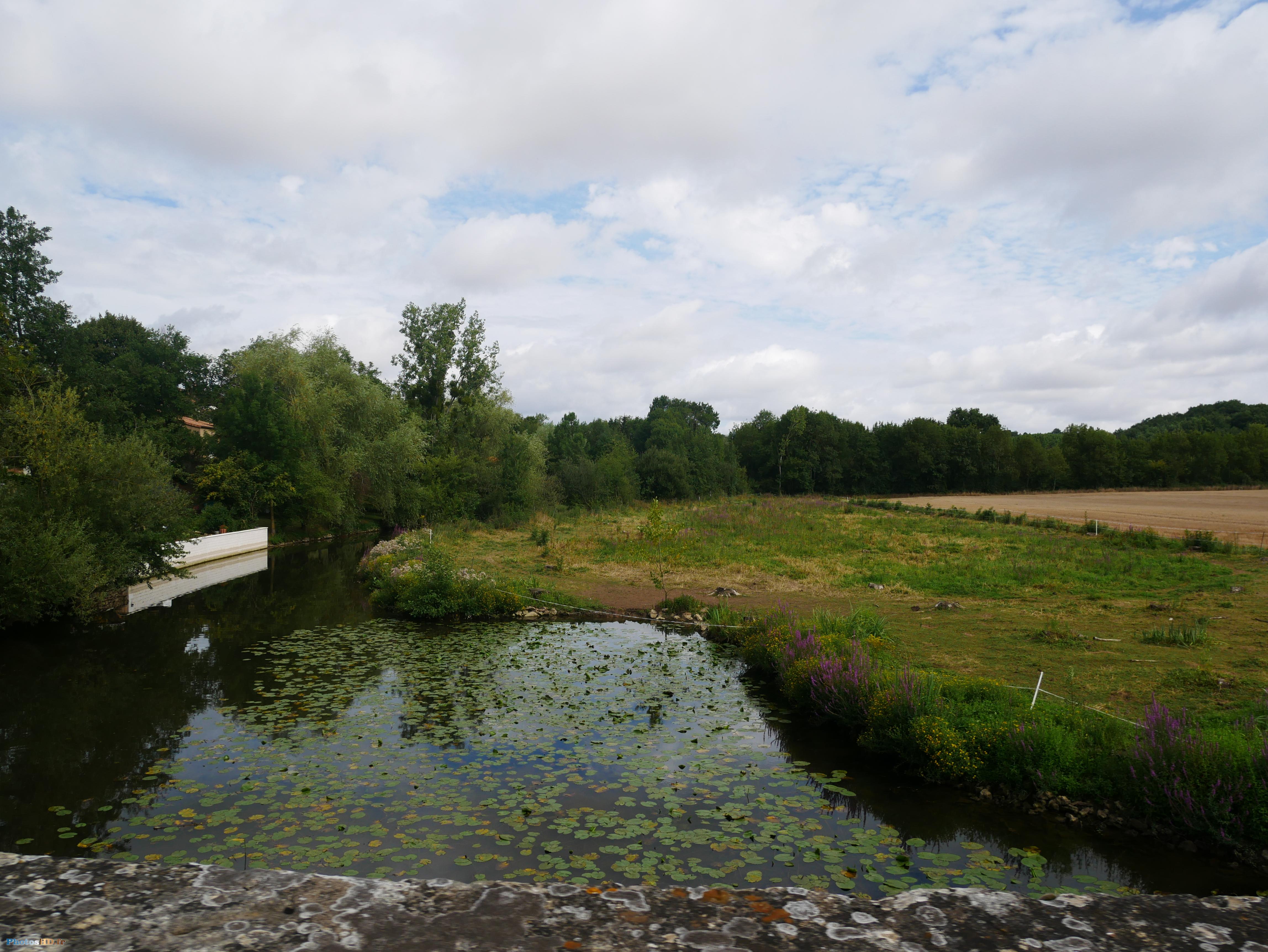 Pont au dessus de la rivière Vonne