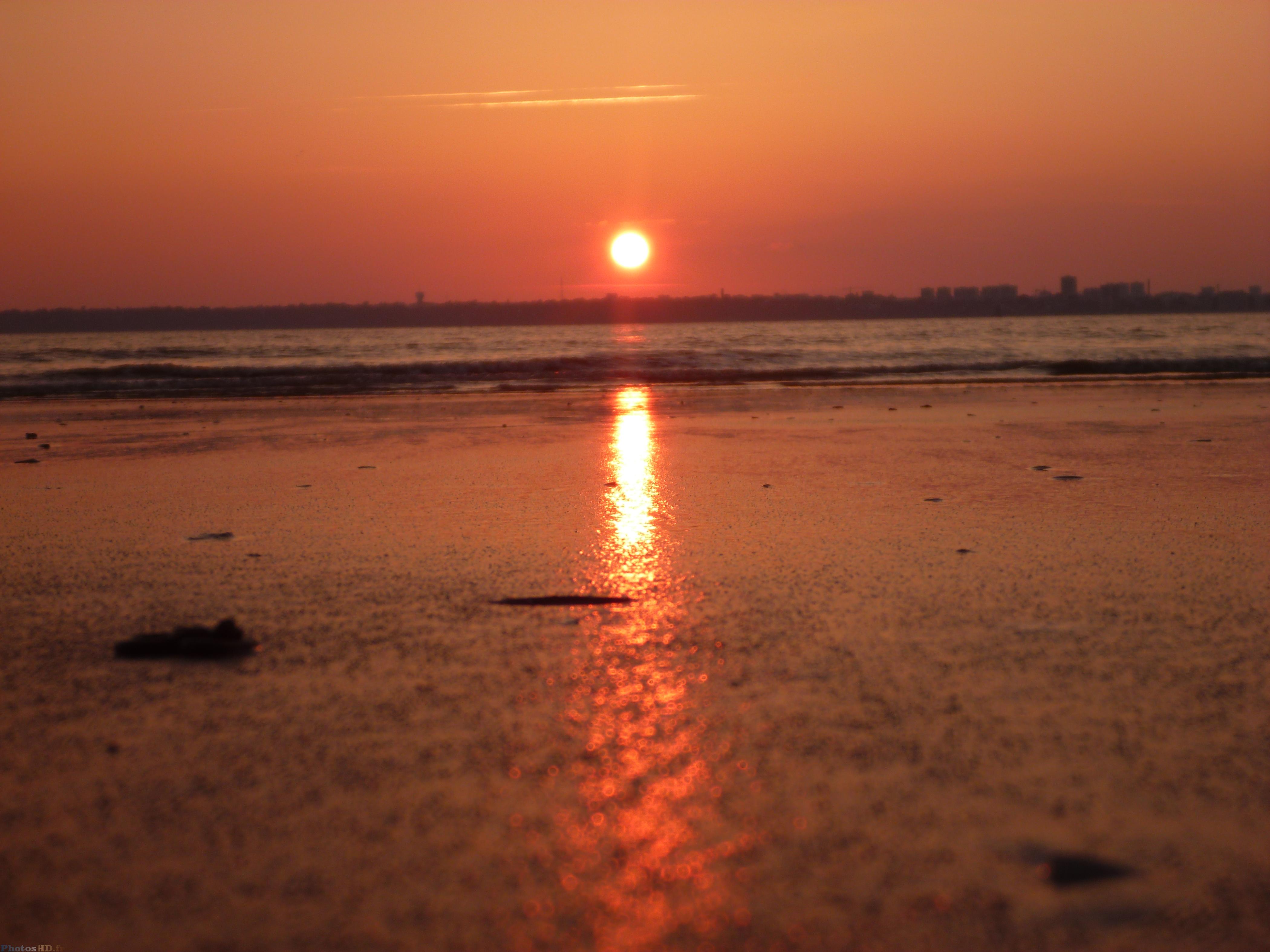 Couché de soleil plage