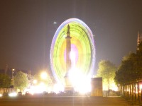 Fête foraine la nuit