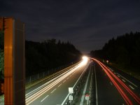 Autoroute A11 de nuit