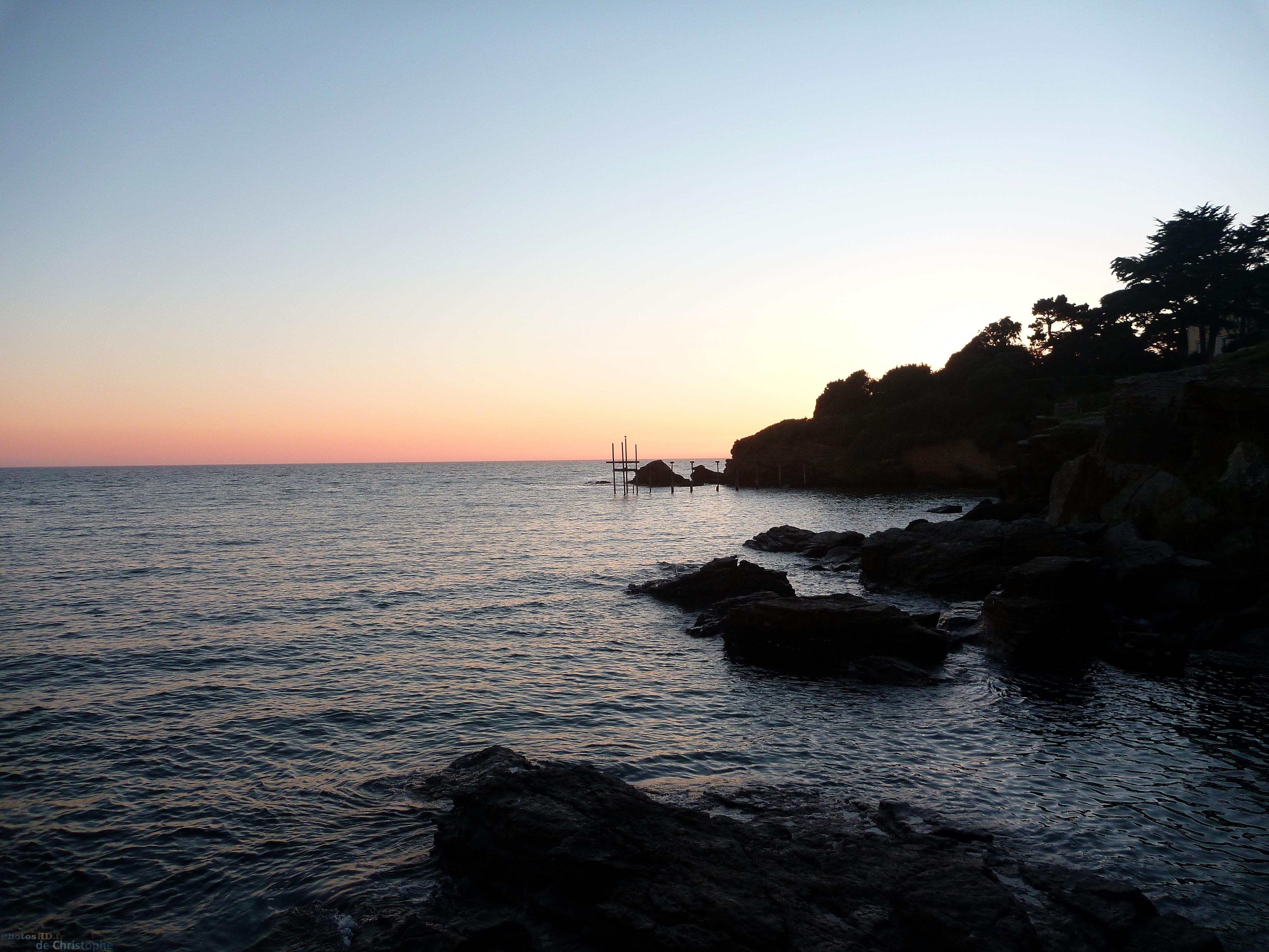 Couché de soleil plage