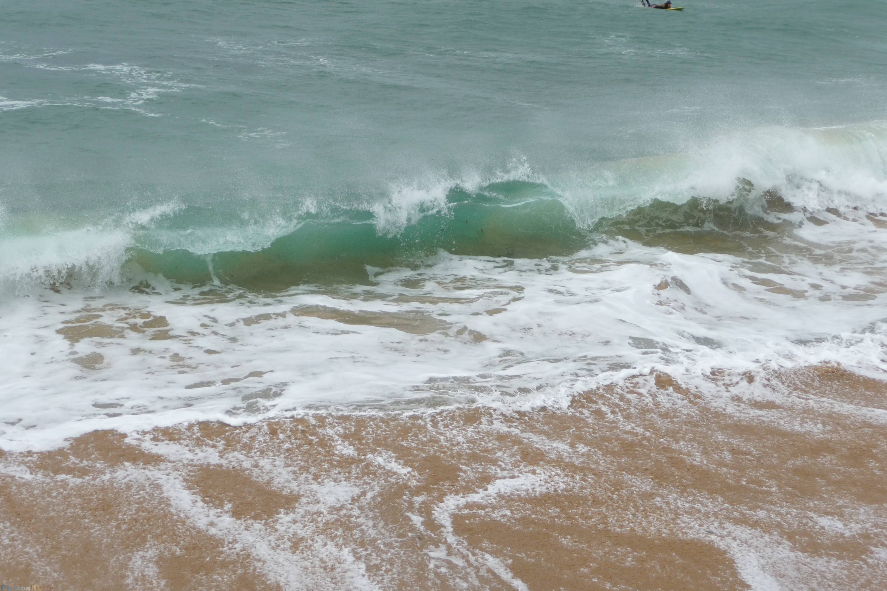 Les vagues de la plage