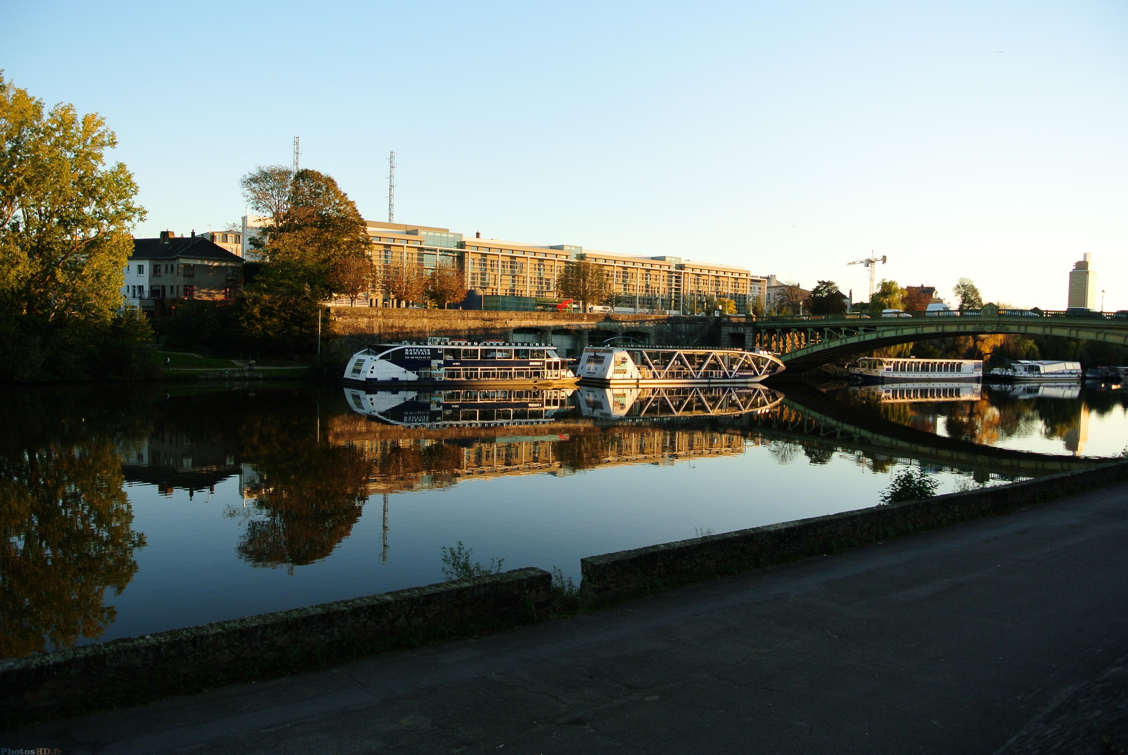 Reflets sur l'eau de l'Erdre