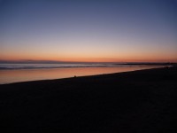 Couché de soleil à la plage