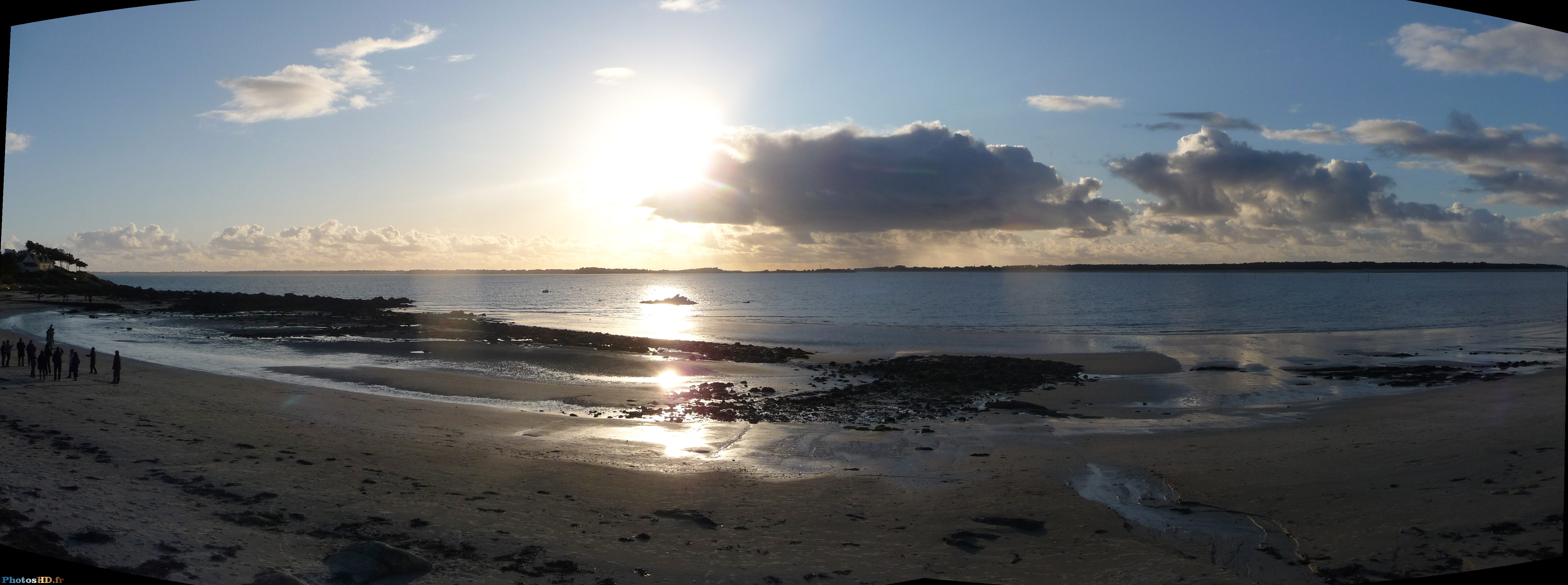 Panorama de la plage