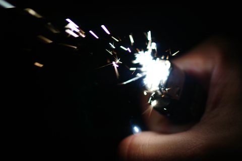 Allumage briquet &agrave; pierre