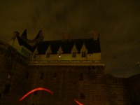 Chateau des ducs de Bretagne de nuit